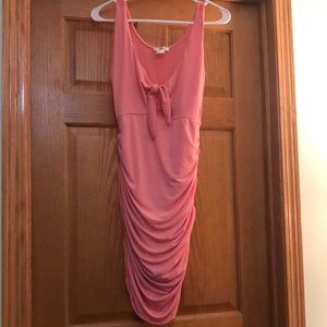 Light pink rouched Venus dress